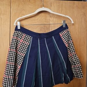 Target X Rowing Blazers Plaid Mini Skirt NWT 10